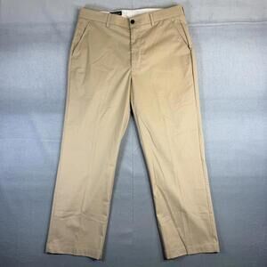Orvis Pants Mens 34 Tan Most Comfortable Pant Flat Front Straight Leg NWT